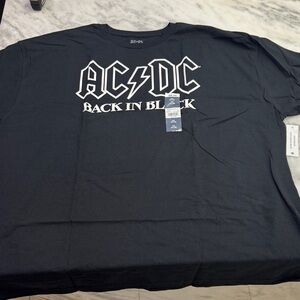 AC/DC Back in Black Tee - Black NWT size 3xl